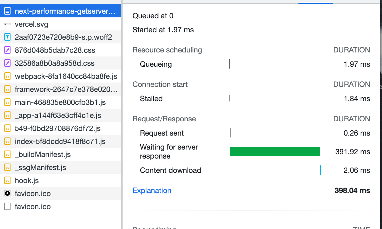 getServerSideProps-started